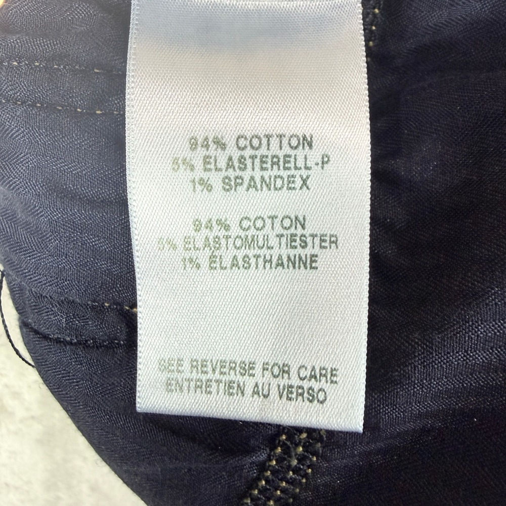 7 For All Mankind Josefina Jeans Women 27 Blue Skinny Boyfriend Button Fly Crop - Picture 5 of 14